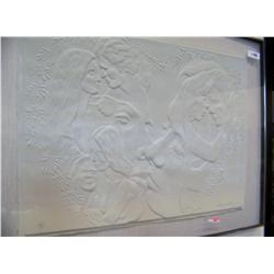 Ronald Katz Bonded sand Relief, limited edition A.P,  framed