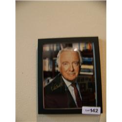 Walter Cronkite Handsigned photograph