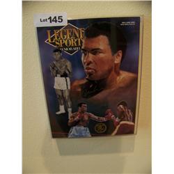 Muhammad Ali hand signed Legends Sports Memorabilia Mag. May June 1993 W/ COA