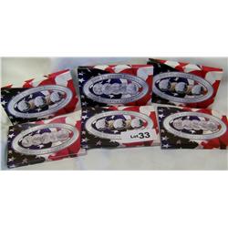 (6x$) MINT STATE QUARTER SETS 2002,2003,2004,2006,2007,2008