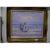 Image 2 : Wayne Charlot Oil on Canvas Impressionist Painting, custom framed