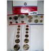 Image 1 : Multi Piece coin lot Inclu:(2) 1977 Proof Coin Sets (1) 1987 Uncirculated Coin Set w/ P & D Mint Mrk