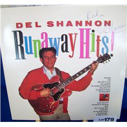 Del Shannon Hand signed Runaway Hits  album