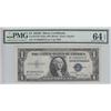 Image 1 : $1 1935 d SILVER CERTIFICATE PMG EPQ 64