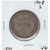 Image 1 : UNITED STATES 1908 S 50 CENTAVOS FILIPINAS .2411 OUNCE OF SILVER