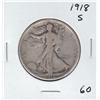 Image 1 : WALKING LIBERTY 1918 S SILVER