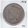 Image 1 : 1928 SILVER PEACE DOLLAR SUPER DATE