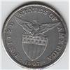 Image 1 : UNITED STATES 1907 1 PESO SILVER FILIPINAS OVER 1/2 OUNCE OF PURE SILVER
