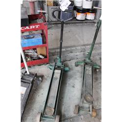 GREEN MOBILE FLOOR JACK