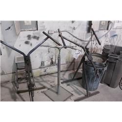 SHOP PAINTING RACKS & MISC