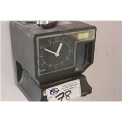 TIME CLOCK & WATER COOLER & WATER BOTTLE