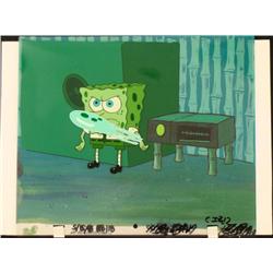 Background Original Cel All Green Spongebob Animation