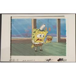 Original Production OH BOY Cel Spongebob Background Art