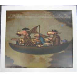 Markus Pierson Ship of Fools Ltd Ed Art Print on Canvas