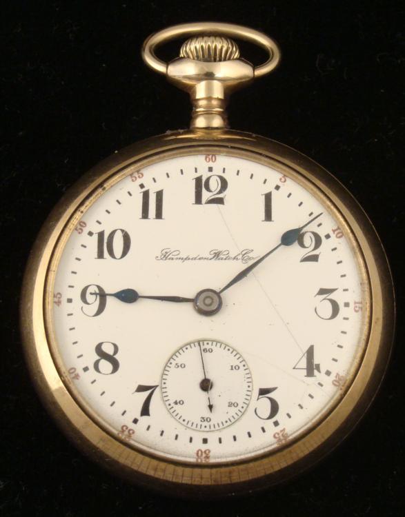 Hampden Vintage Pocket Watch OF Gold Filled