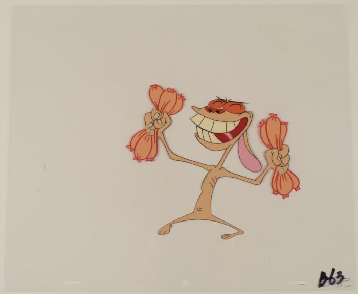 Cel Ren and Stimpy Original Animation Flared Nostrils