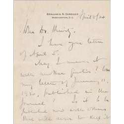 Supreme Court: Benjamin Cardozo