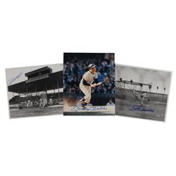 Joe DiMaggio, Mickey Mantle, and Ted Williams