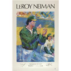 Tony LaRussa and Dennis Eckersley