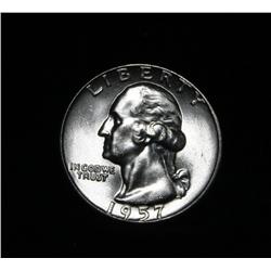 1957-p Washington Quarter grades Choice Uncirculated ms64