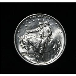 1925 Stone Mountain Memorial Commemorative 50c Grades ms66++PQ