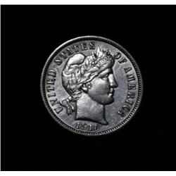 1916-p Barber Dime 10c Grades au55