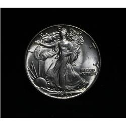 1942-p Walking Liberty Half Dollar 50c Grades Choice Uncirculated ms64