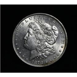 1878-p 7TF Morgan Dollar Graded Select Uncirculated ms63  VAM 190  "Missing Nostril"