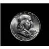 Image 1 : 1952-d Franklin Half Dollar 50c Grades ms64