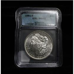 1881-s Morgan Dollar Certified and Graded ms64 by ICG