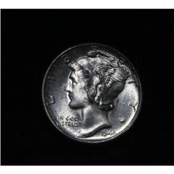1944-p Liberty Head 'Mercury' Dime 10c Grades Choice Uncirculated ms64