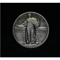 1920-p Standing Liberty 25c Grades vf20