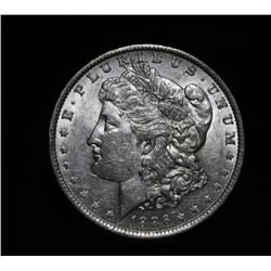 1886-o Morgan Dollar $1 Grades au58/Slider