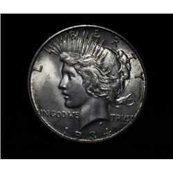 1934-d  Peace Dollar Grades Choice Uncirculated ms64
