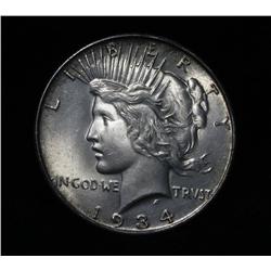 1934-p Peace Dollar $1 Grades Choice Uncirculated ms64