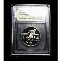 1994-p World Cup Proof Commemorative Half Dollar Graded PR70 DCAM