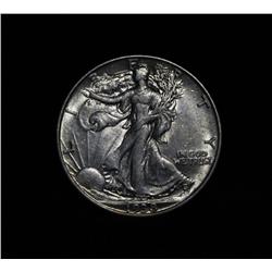 1938-p Walking Liberty 50c Grades Almost Uncirculated xf45