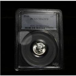 PCGS 1944-p Liberty Head 'Mercury' Dime Graded ms65 FSB