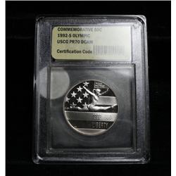 1992-s Olympic Commemorative Proof Half Dollar Graded PR70 DCAM