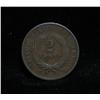 Image 2 : 1867 Two Cent Piece 2c Grades xf40