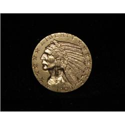 1909-p $5 Gold Indian Grades Select Uncirculated ms63