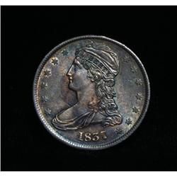 Beautifully Toned 1837 Capped Bust Half Dollar 50c Grades Select Uncirculated ms63