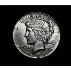 1928-p Peace Dollar $1 Grades Choice Uncirculated ms64