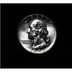 1956-p Washington Quarter 25c Grades Gem Uncirculated ms66