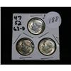 Image 1 : Private consignment - This lot is 3 Roosevelt dimes, 1947-p, 1952-p, 1963-d