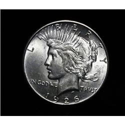 1926-s  Peace Dollar Grades Choice Uncirculated ms64