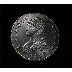 ***RARE  1818 Capped Bust Quarter 25c Browning 4 Late Die State grades ms63 RARE***
