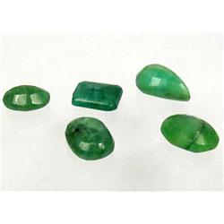 LOT OF 35.8 CTS. NATURAL EMERALDS