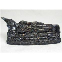 400 CT. BLUE SAPPHIRE RECLINING BUDDHA STATUE