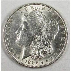 1886-P MORGAN SILVER DOLLAR